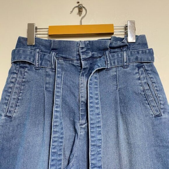 Pilcro and the Letterpress Denim Culottes Women's Wide-leg Cropped Size 4 - Picture 3 of 8